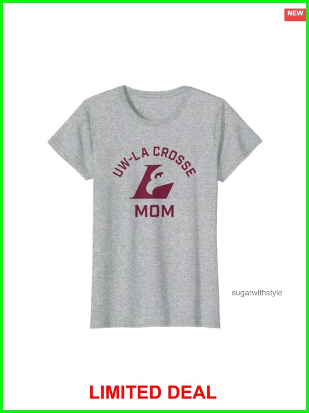 Officially Licensed University of Wisconsin-La Crosse Mom T-Shirt